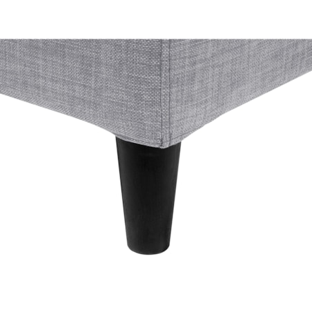 Wymienne obicie do łóżka 180 x 200 cm jasnoszare FITOU