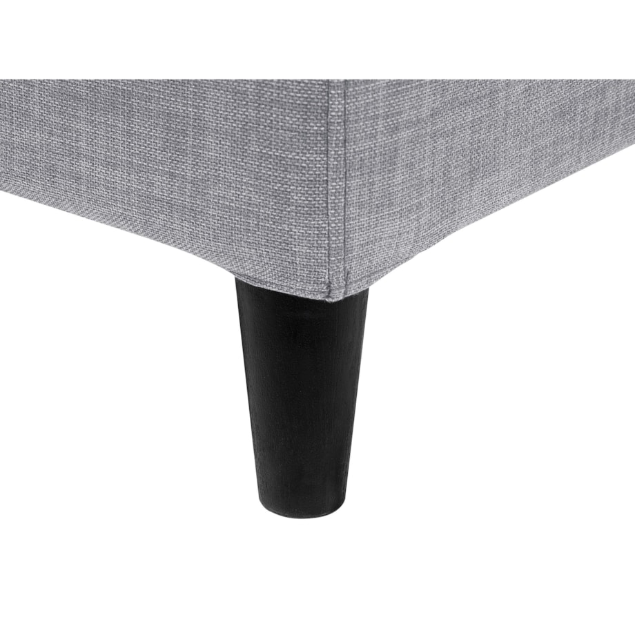 Wymienne obicie do łóżka 180 x 200 cm jasnoszare FITOU