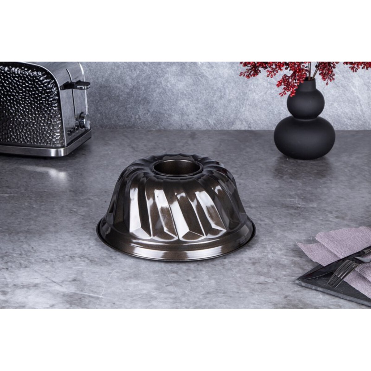 Forma do pieczenia babki 25x10.5cm BERLINGER HAUS Shiny Black