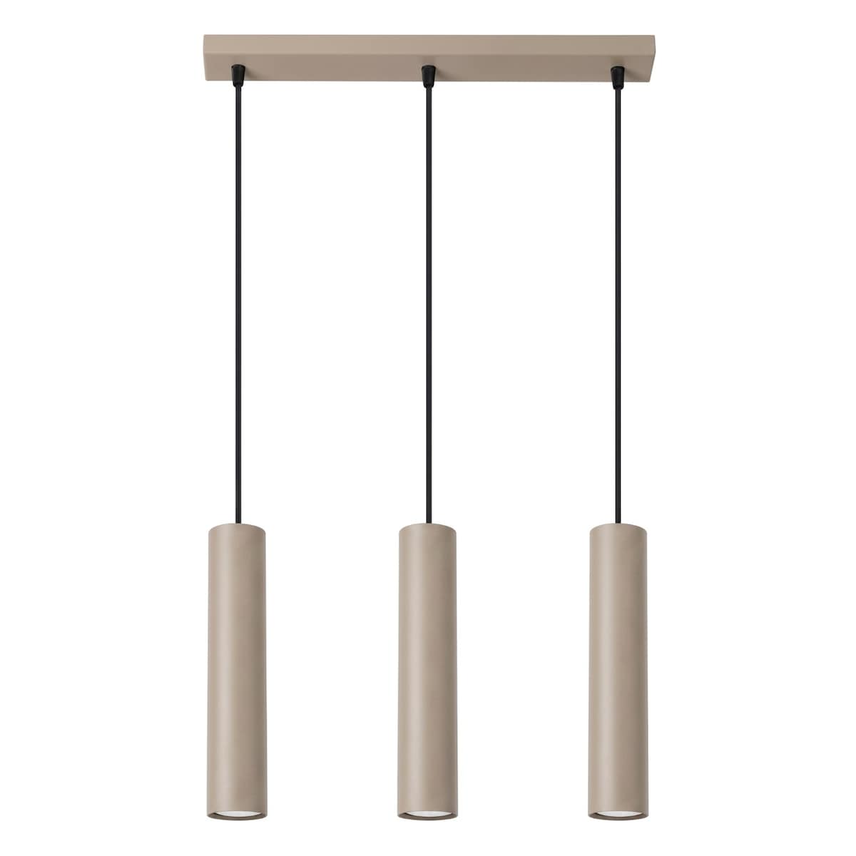 Lampa wisząca LAGOS 3L taupe