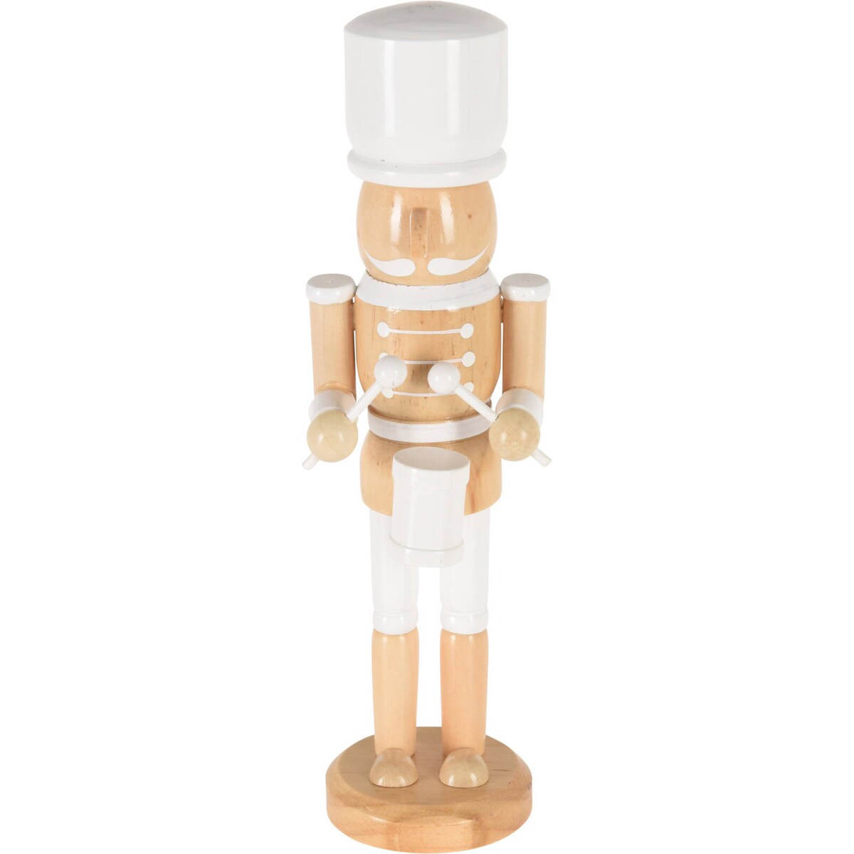 Dekoracyjny dziadek do orzechów, drewniany, 25 cm