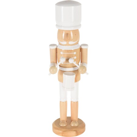 Dekoracyjny dziadek do orzechów, drewniany, 25 cm