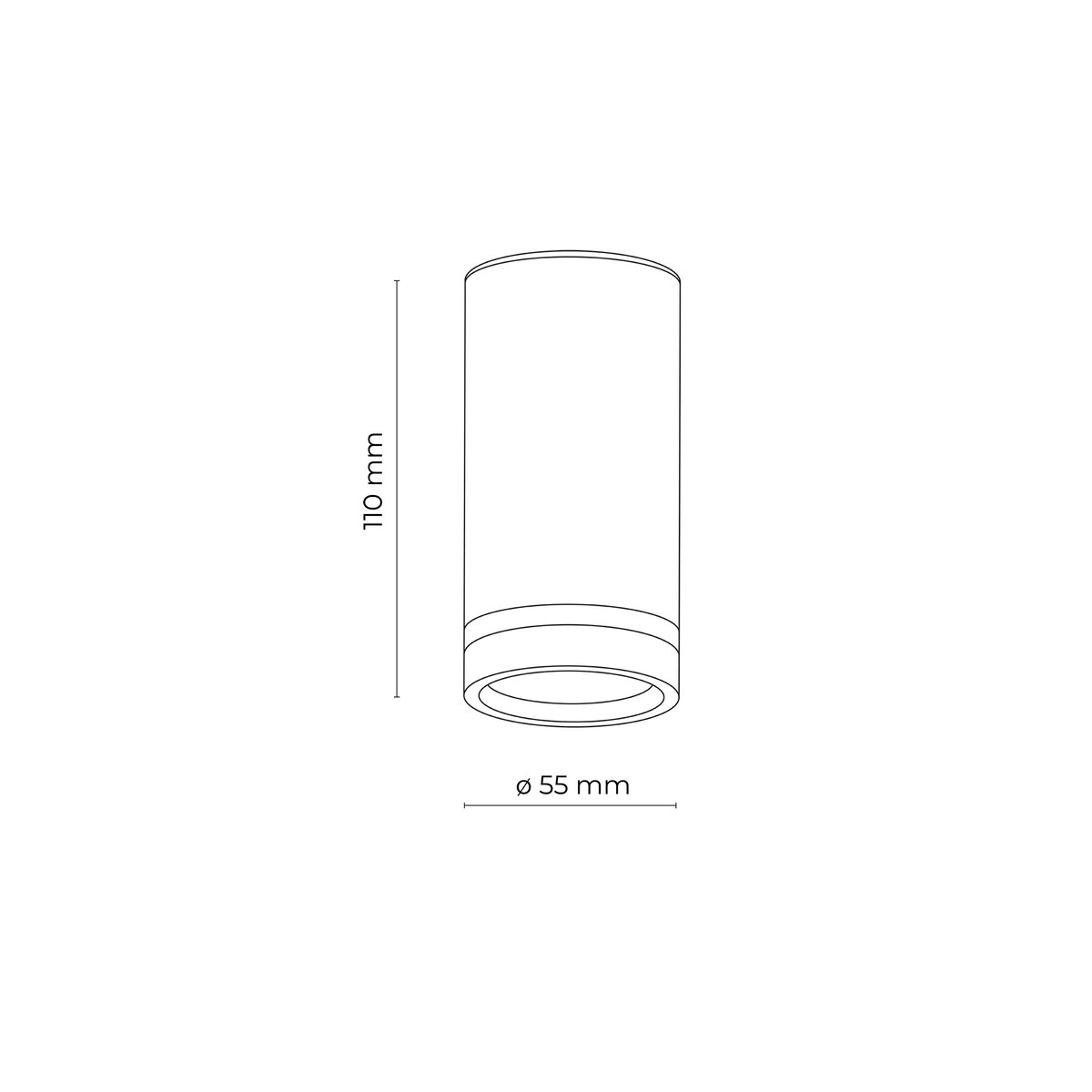Oprawa natynkowa spot TK Lighting JET WHITE 6919 biała GU10 LED 10W nowoczesna sufitowa IP20