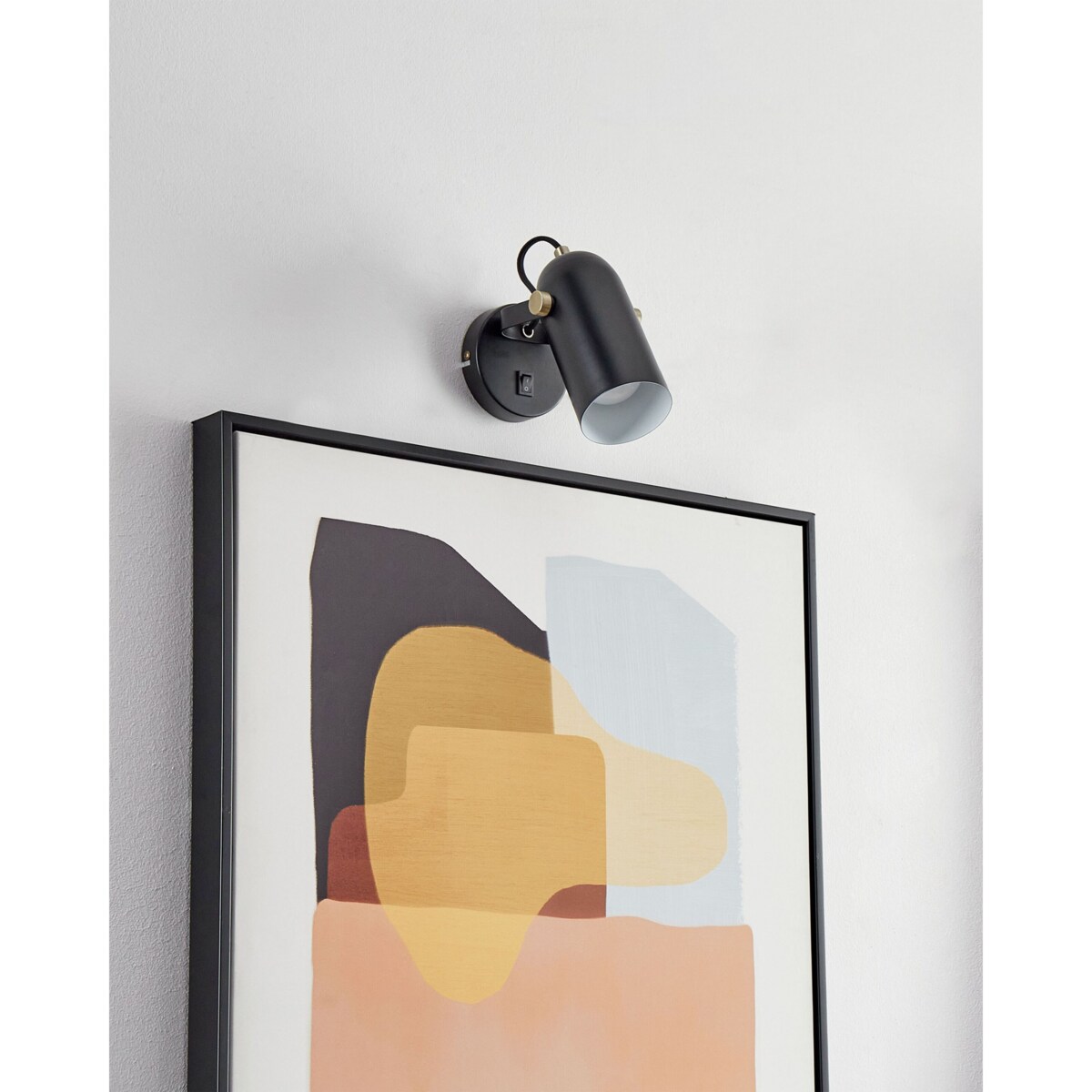 Zestaw 2 lamp spot metalowy czarny TYRIA