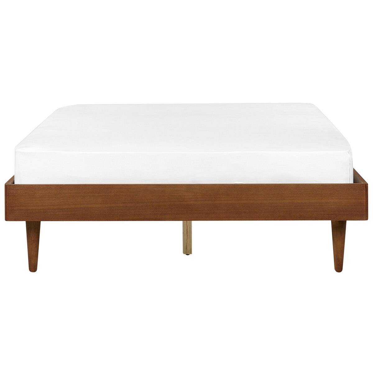 Łóżko LED TOUCY 140 x 200 cm Jesion brązowy