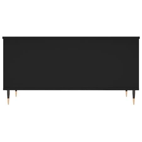 vidaXL Stolik kawowy, czarny, 90x44,5x45 cm, materiał drewnopochodny