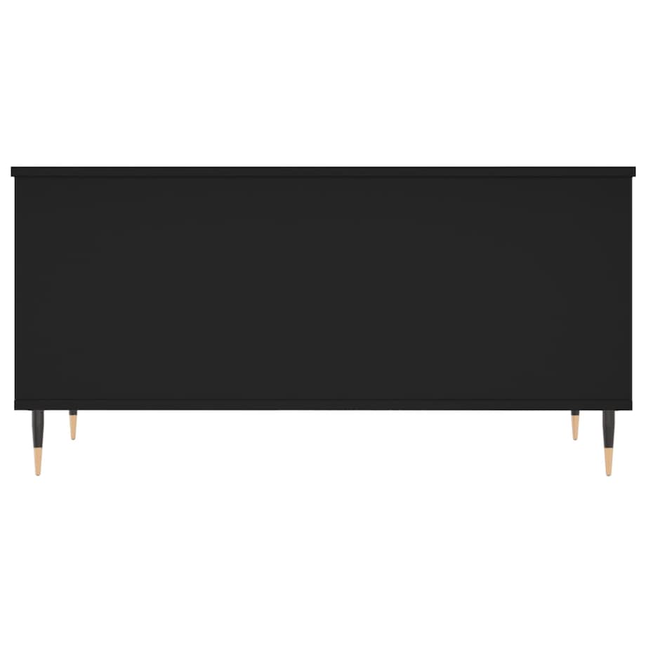 vidaXL Stolik kawowy, czarny, 90x44,5x45 cm, materiał drewnopochodny