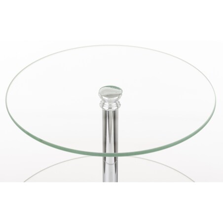 Patera szklana 3-poziomy 49x29,5x29,5 cm big