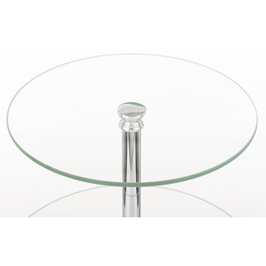 Patera szklana 3-poziomy 49x29,5x29,5 cm big