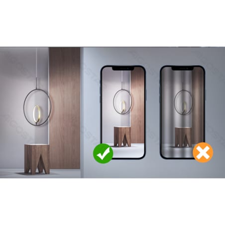 lampa wisząca z aluminium i silikonu | 6500k | nowoczesny design 120 cm