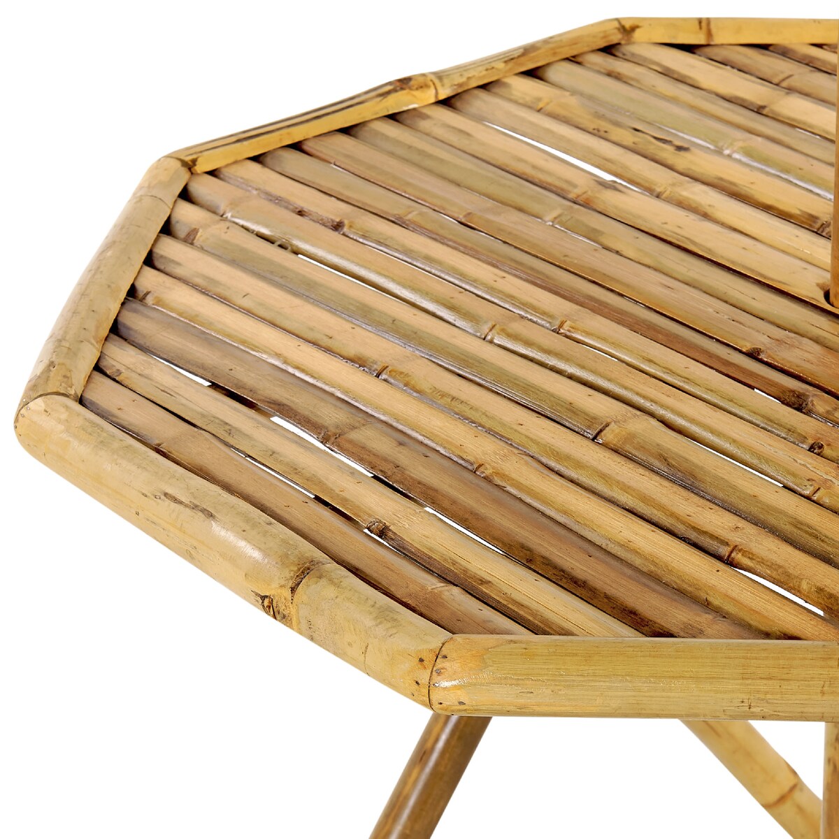 Stolik bistro MOLISE 85 cm 85 cm Bambus Jasnobrązowy