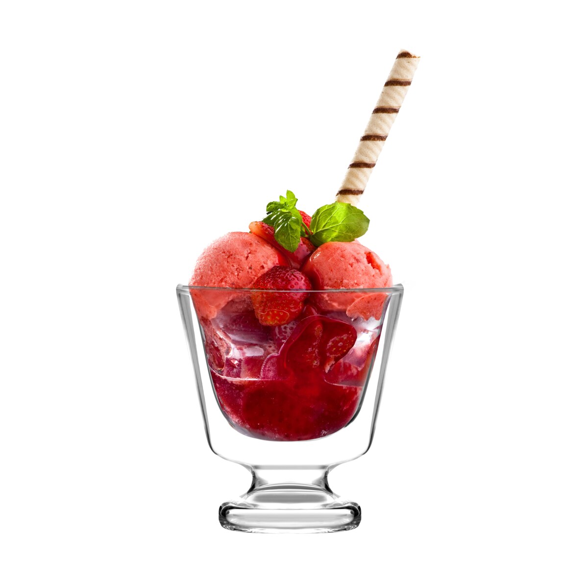 2 pucharki do deserów z podwójną ścianką 250 ml Soho 9002