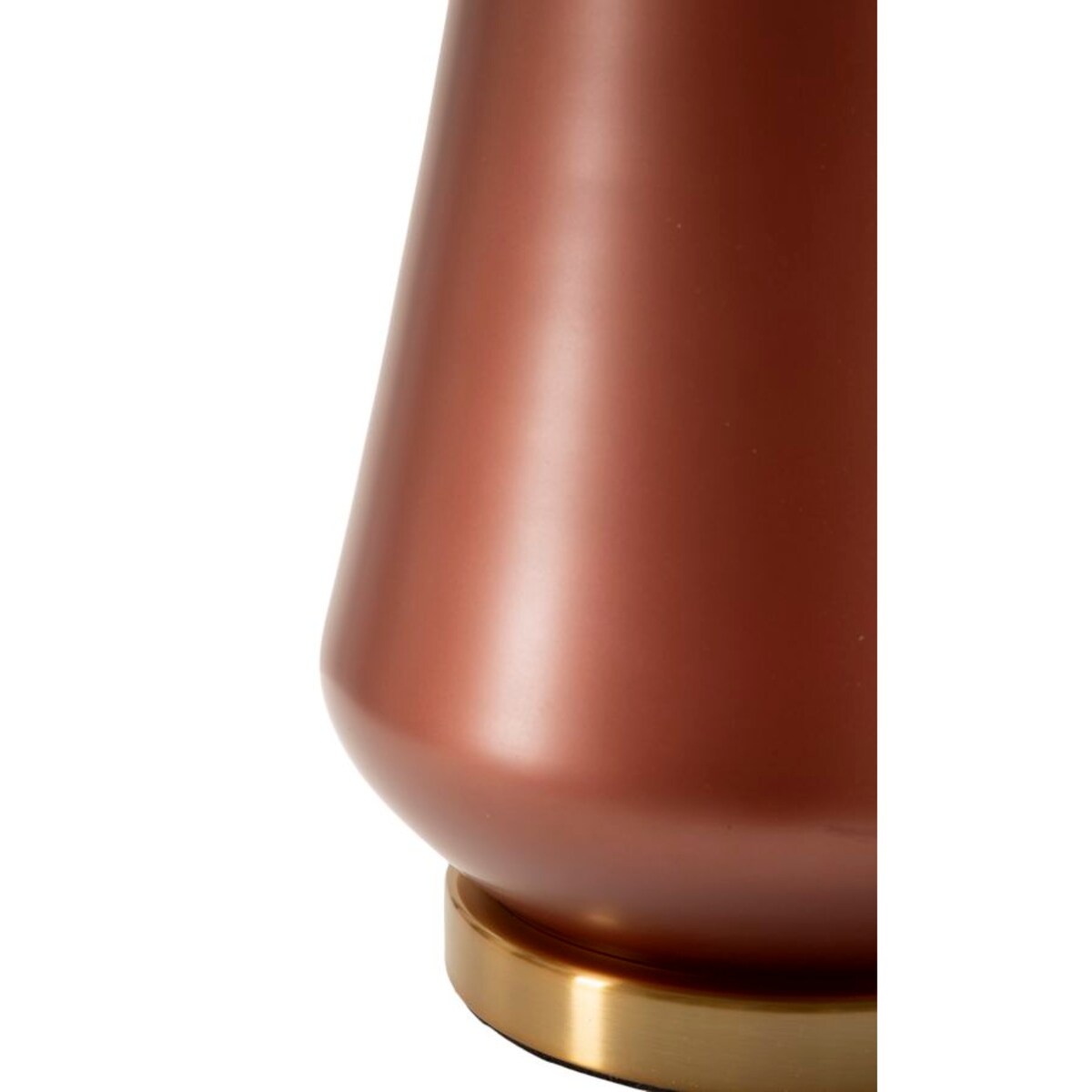 Lampa stołowa Rosenthal - C, kolor brązowy i złoty, szkło i żelazo, 35,5 x 35,5 x 65 cm, 1 x E27, styl glamour, do salonu i sypialni, Mauro Ferretti