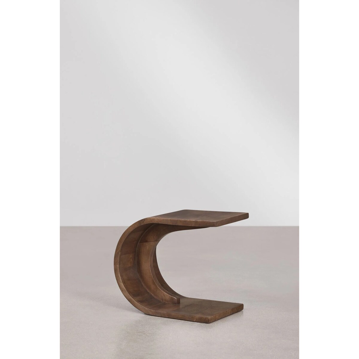 Stolik nocny z drewna mango, brązowy Rigi 45x30 cm