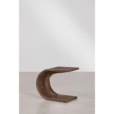 Stolik nocny z drewna mango, brązowy Rigi 45x30 cm