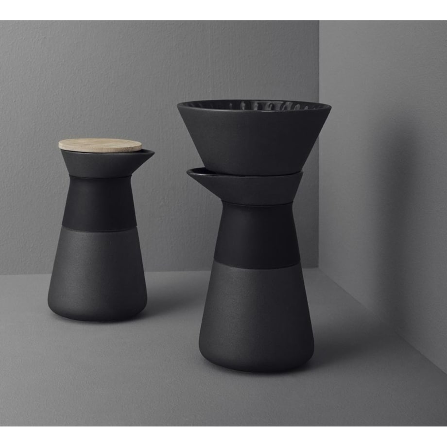 Zaparzacz do kawy Slow brew czarny Theo, 600 ml, Stelton