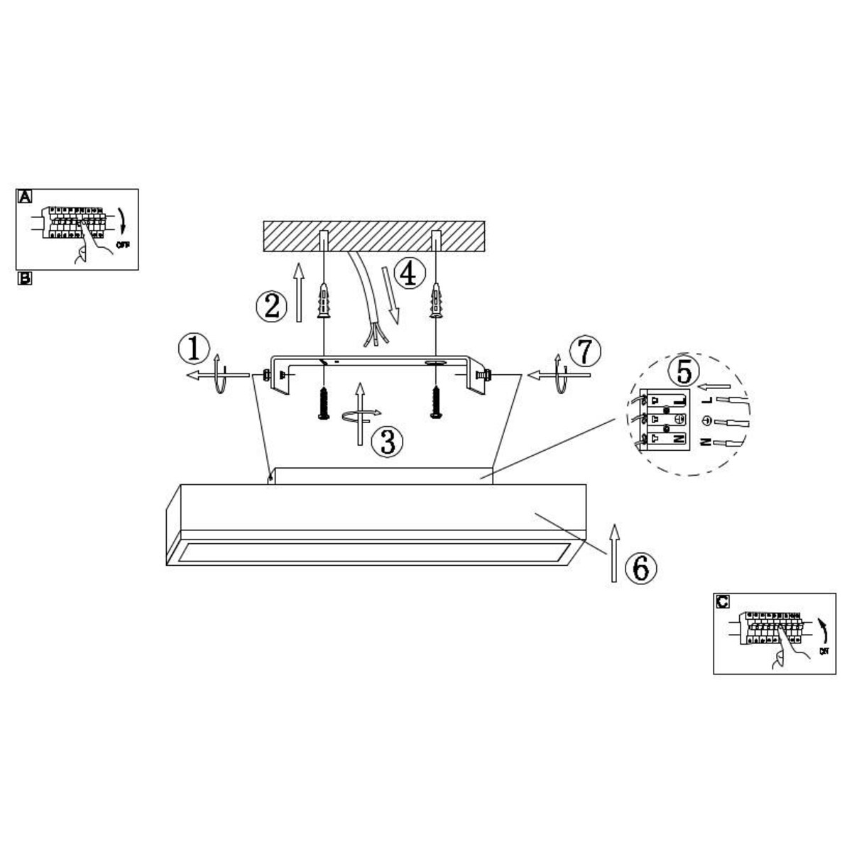 Drewniana LAMPA sufitowa DORO 416080WD1 Globo kwadratowy plafon LED 12W 3000K do sypialni drewno