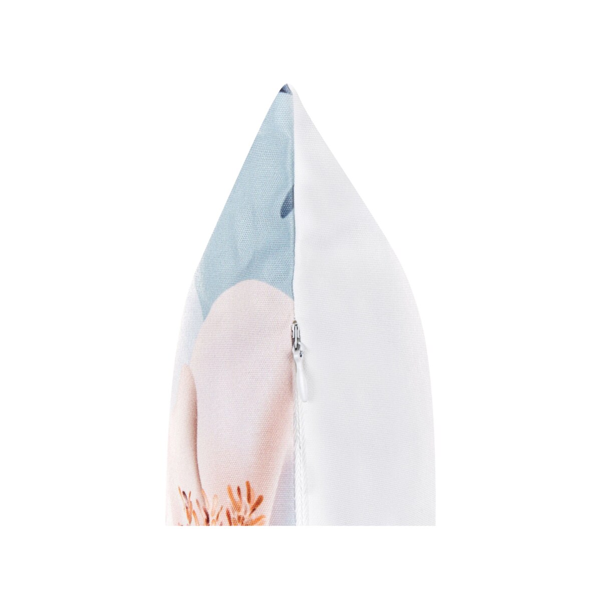 2 poduszki ogrodowe w kwiaty 40 x 60 cm niebieski APRICALE