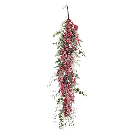 Girlanda długa czerwona 90x30x13 cm PULA-3