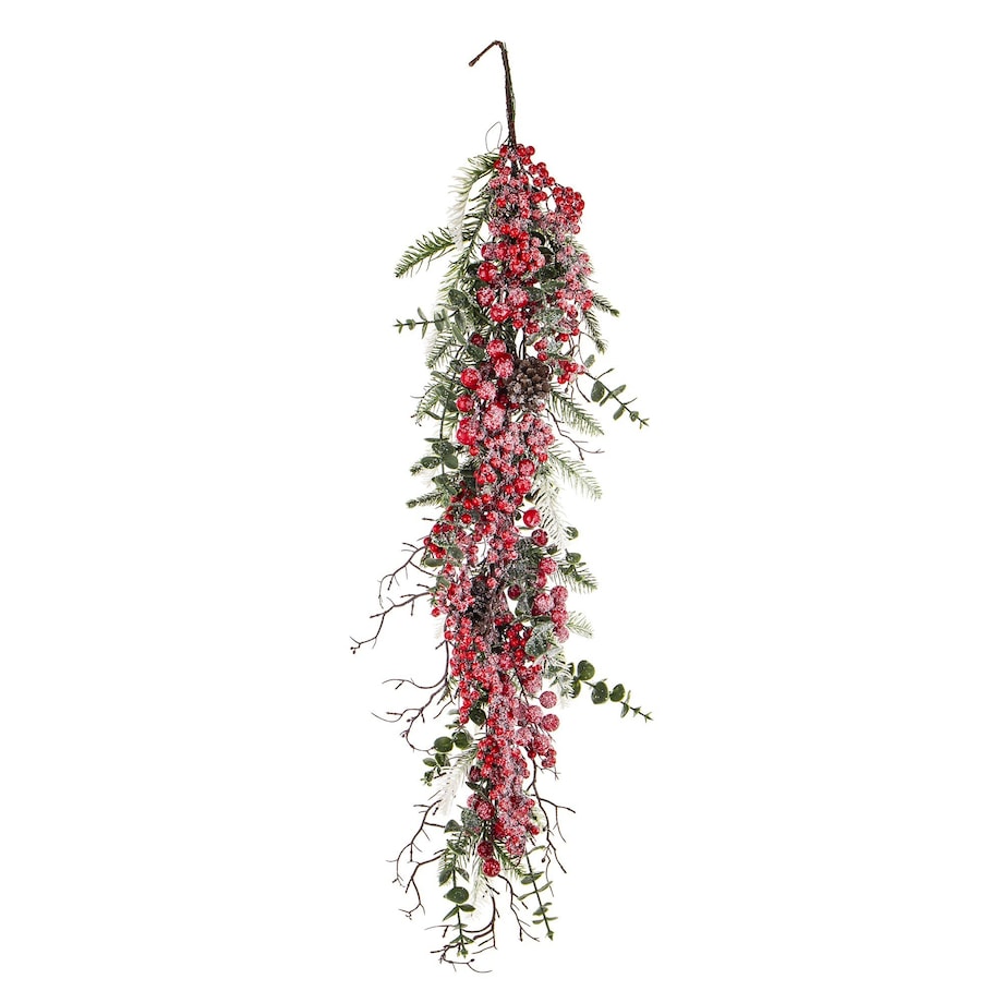 Girlanda długa czerwona 90x30x13 cm PULA-3