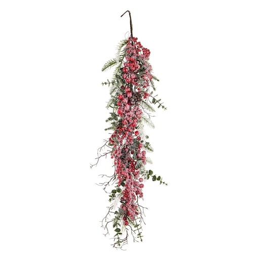 Girlanda długa czerwona 90x30x13 cm PULA-3