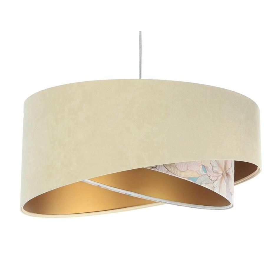 Lampa wisząca SAND FLOWER 2 beżowa/złota