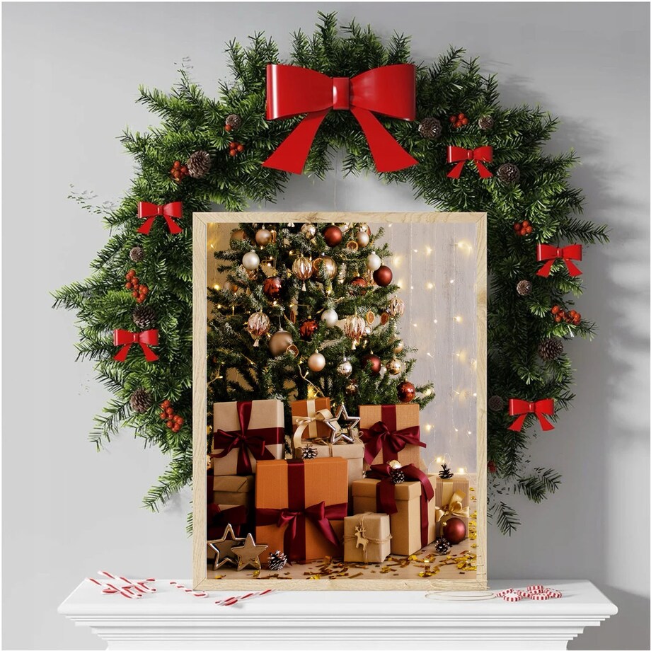 Poster Story, Plakat, Obraz - Świąteczne Prezenty, wymiary 50 x 70 cm