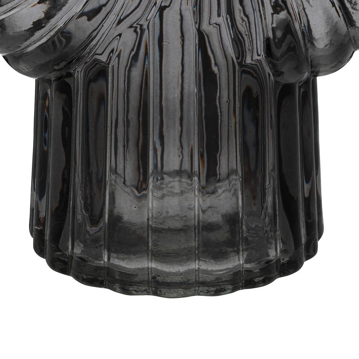 Wazon z barwionego szkła COQUILLAGE, 25 cm