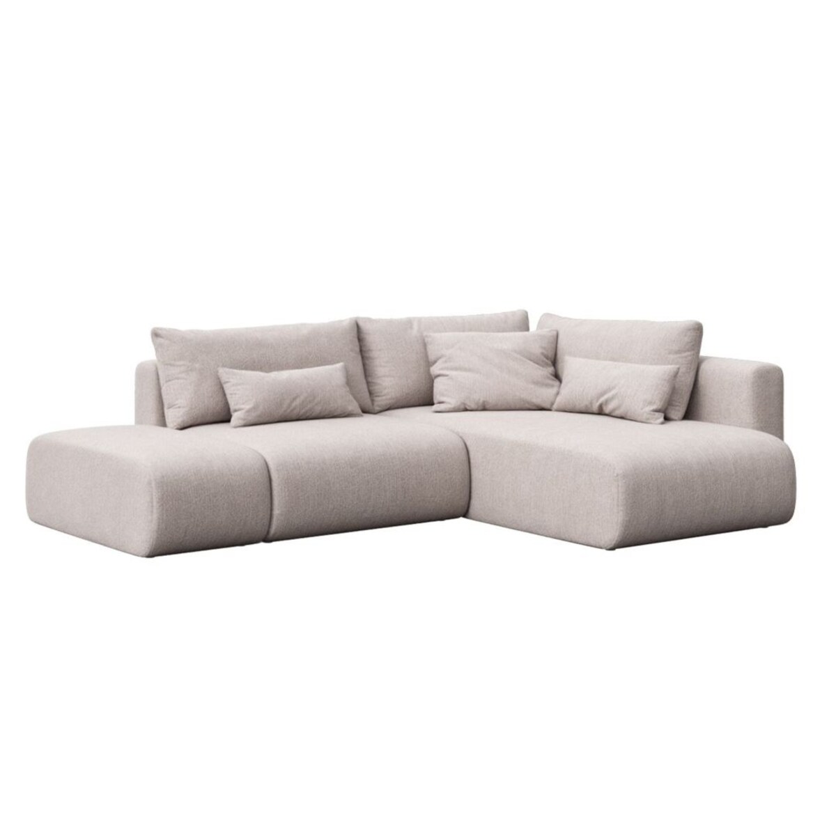 Lumine Sofa narożna - jasnoszara