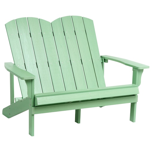Ławka ogrodowa ADIRONDACK 125 cm Jasnozielony