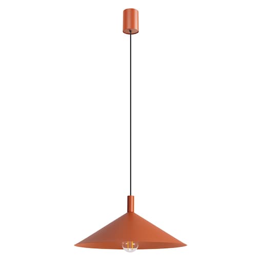 Lampa wisząca NOX 40 ochra czerwona