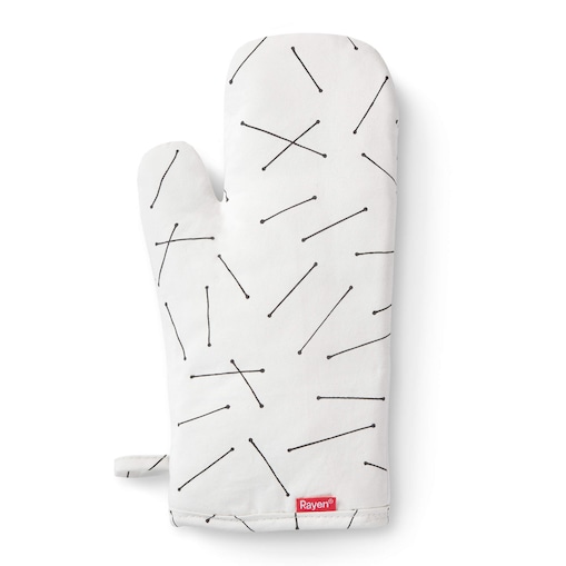 Rękawica kuchenna Rayen - 33 x 17 cm, Biały