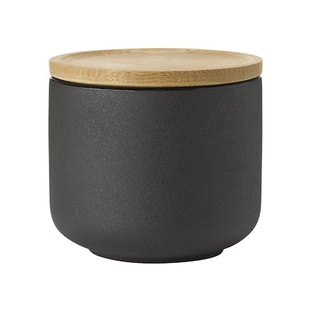 Kubek z podstawką czarny Theo, 200 ml, Stelton