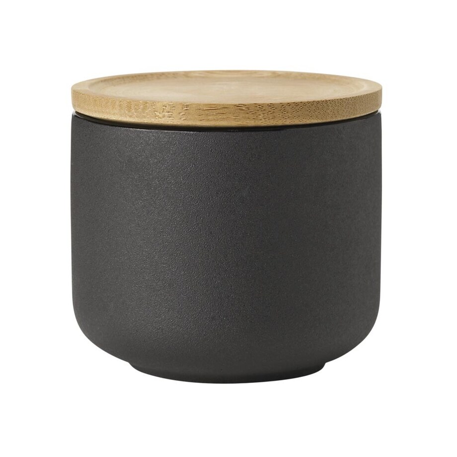 Kubek z podstawką czarny Theo, 200 ml, Stelton