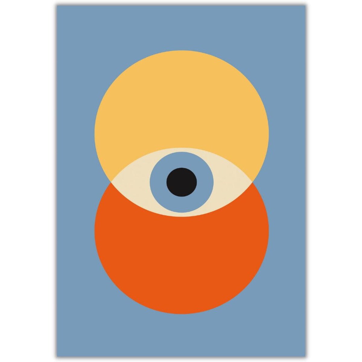 plakat geometric color 2 70x100 cm