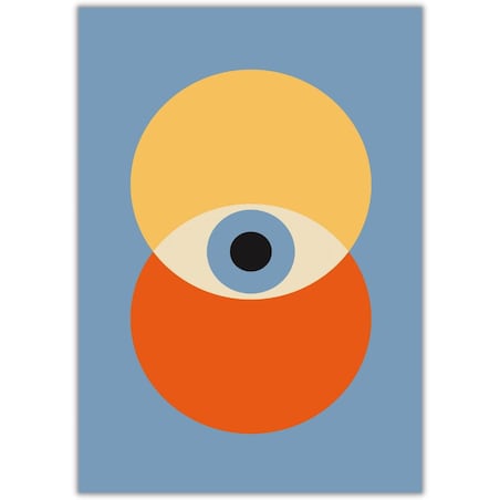 plakat geometric color 2 70x100 cm