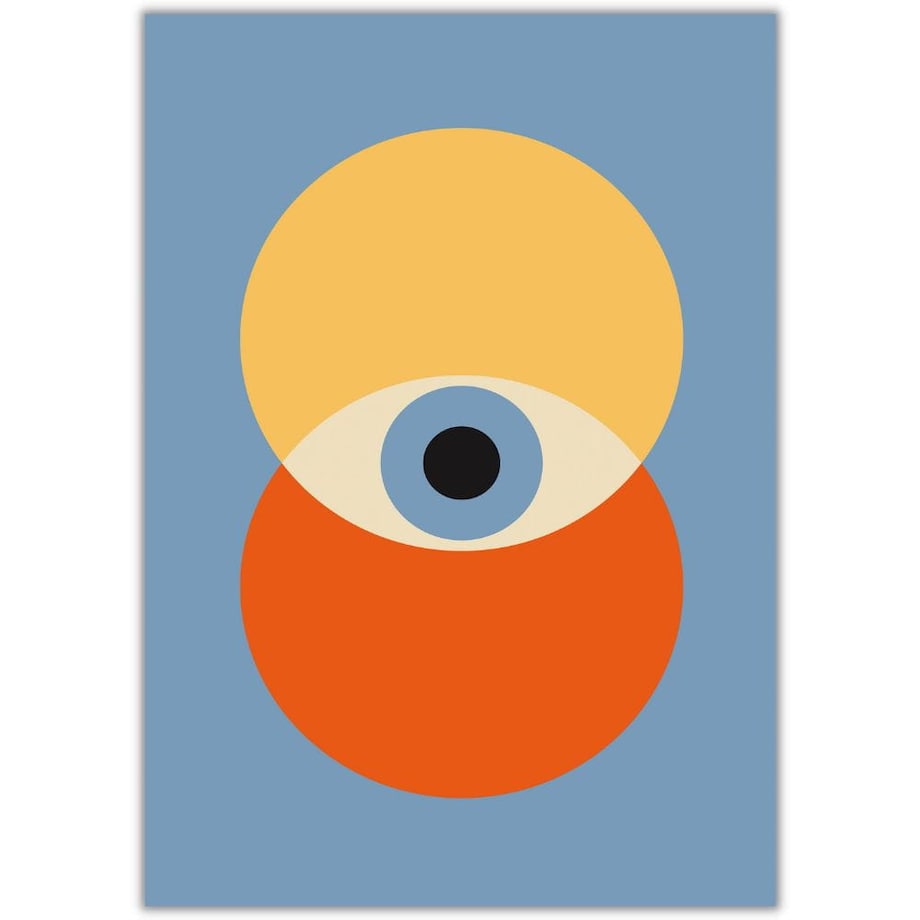 plakat geometric color 2 70x100 cm