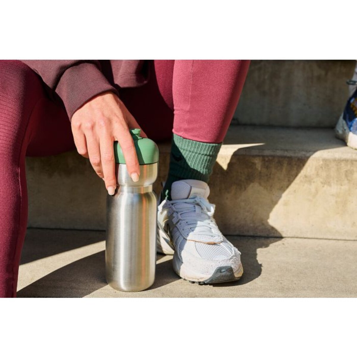Butelka sportowa stalowa Pull Active 800 ml Mountain Red 103009073500