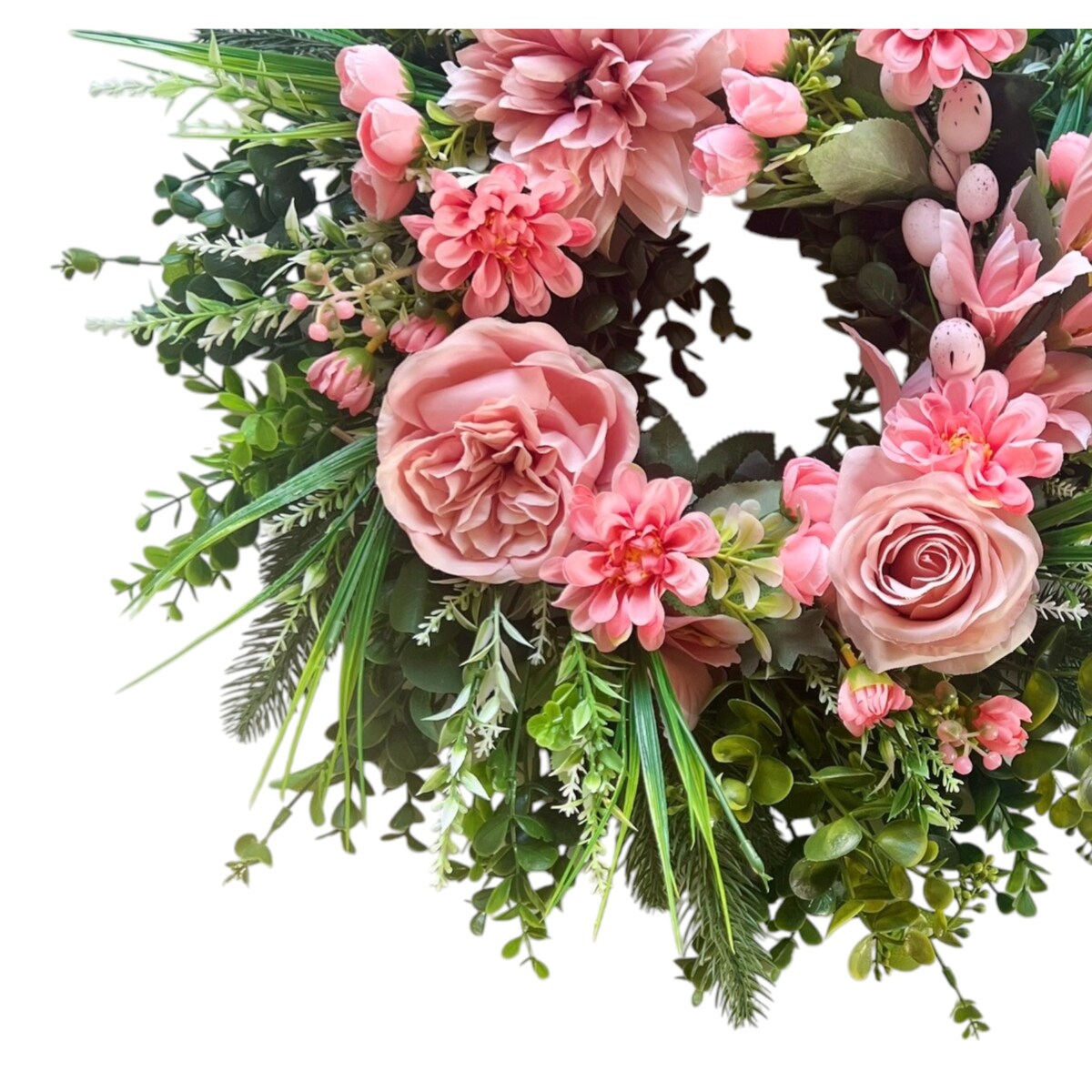 Wiosenny wianek ø 50 cm stroik wielkanocny XXL eva