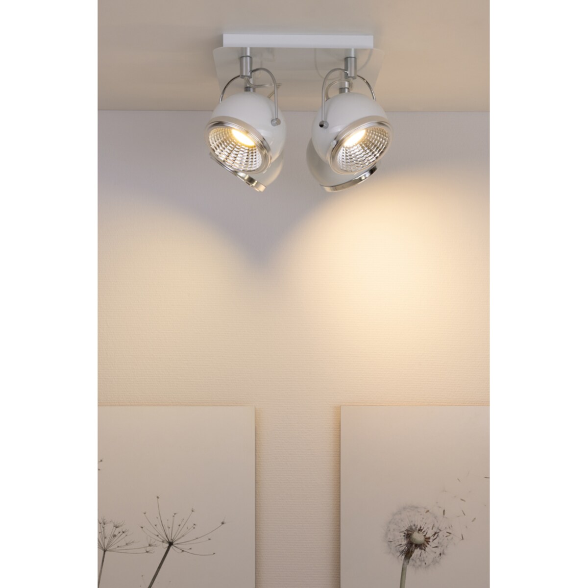 Lampa Sufitowa BRITOP Lighting 4xGU10 LED 6W Elegancka Biel w Klasycznym Stylu, Polski Producent, 1 szt.