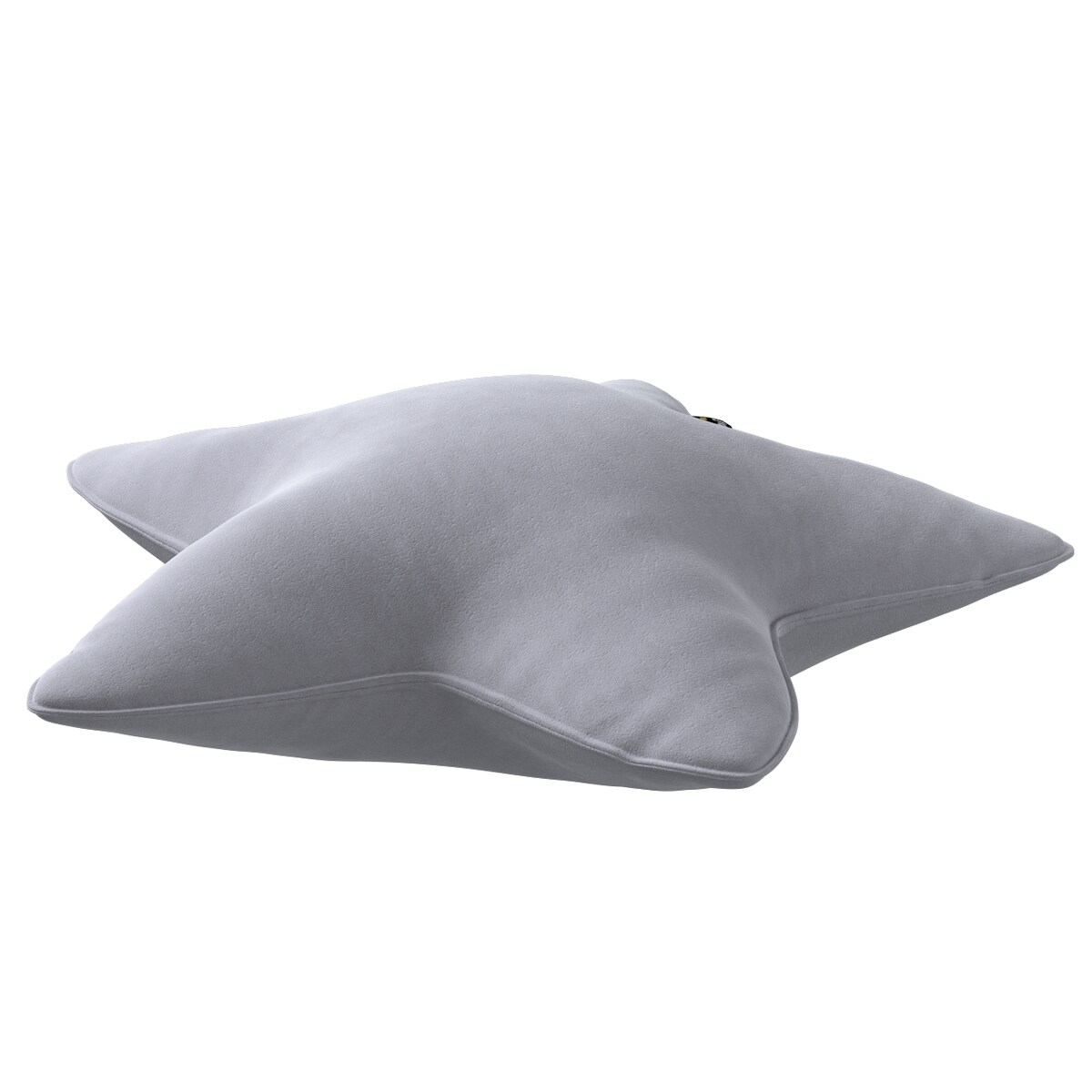 Poduszka Lucky Star, srebrzysty szary, 52x15x52cm, Posh Velvet