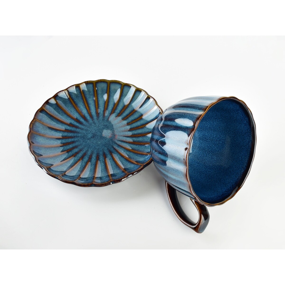 Filiżanka ze spodkiem EVIE DARK