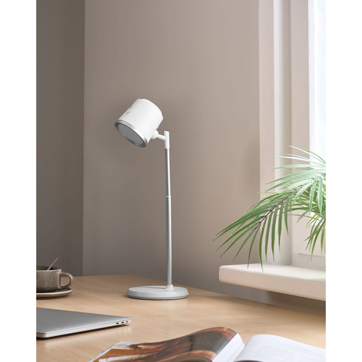 Lampa biurkowa LED LIBRA Ze ściemniaczem Biały