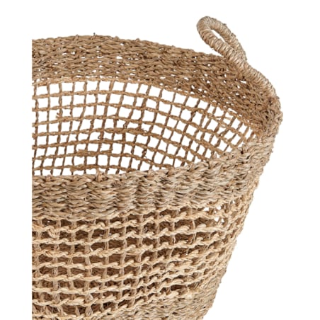 Zestaw 2 koszy z trawy morskiej naturalny AROWANA