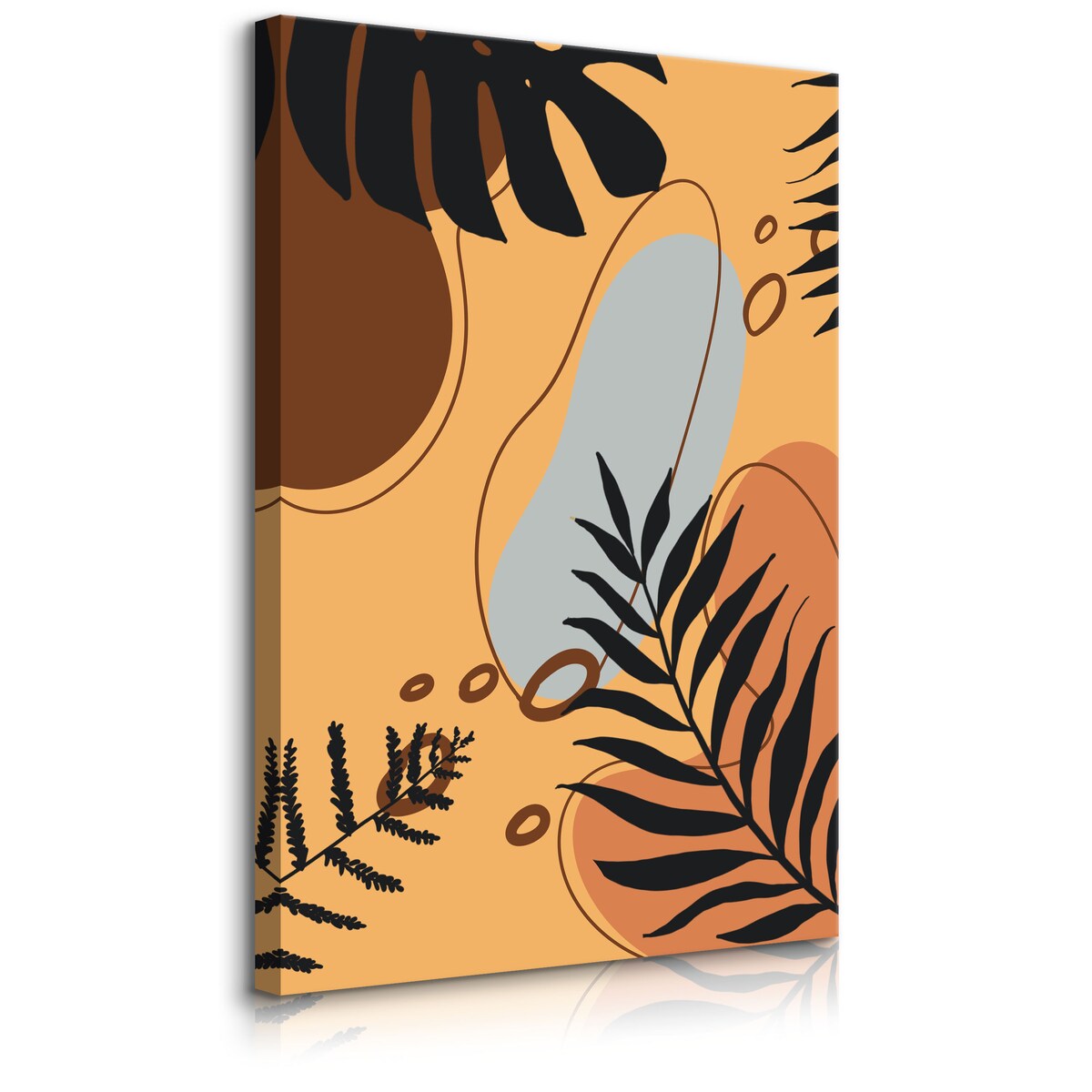 Obraz Do Salonu Rośliny Liście Monstery Palmy Styl Boho 30x40cm