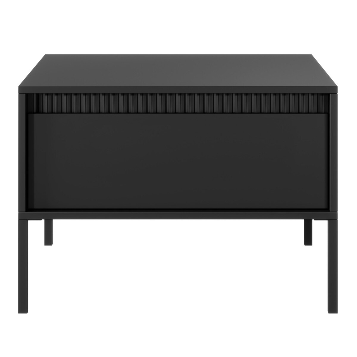 Stolik kawowy 1S ENSO czarny, na stylowych nóżkach