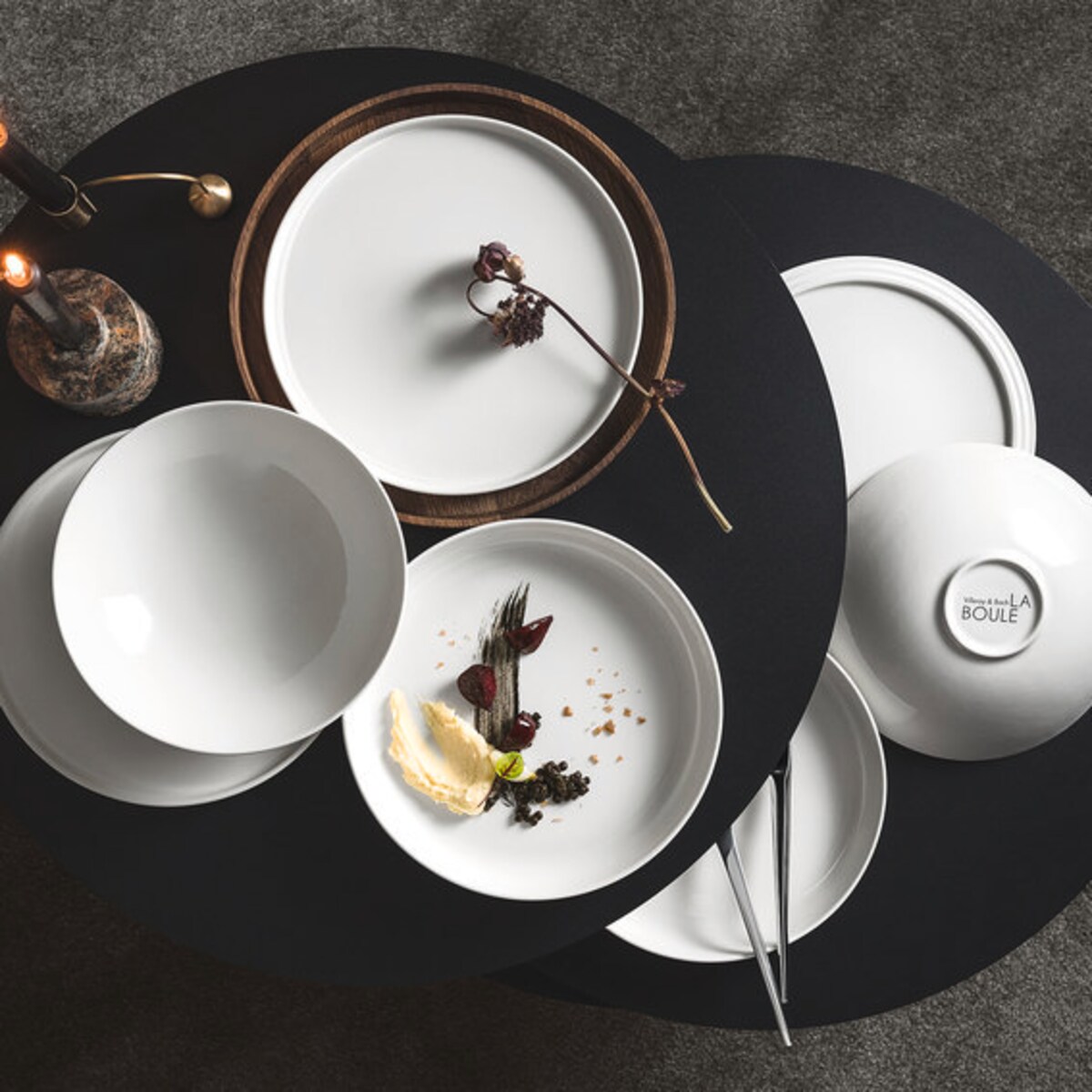 Zestaw naczyń Iconic La Boule biały, 7 el, Villeroy & Boch