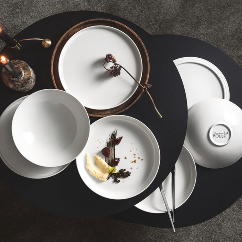 Zestaw naczyń Iconic La Boule biały, 7 el, Villeroy & Boch