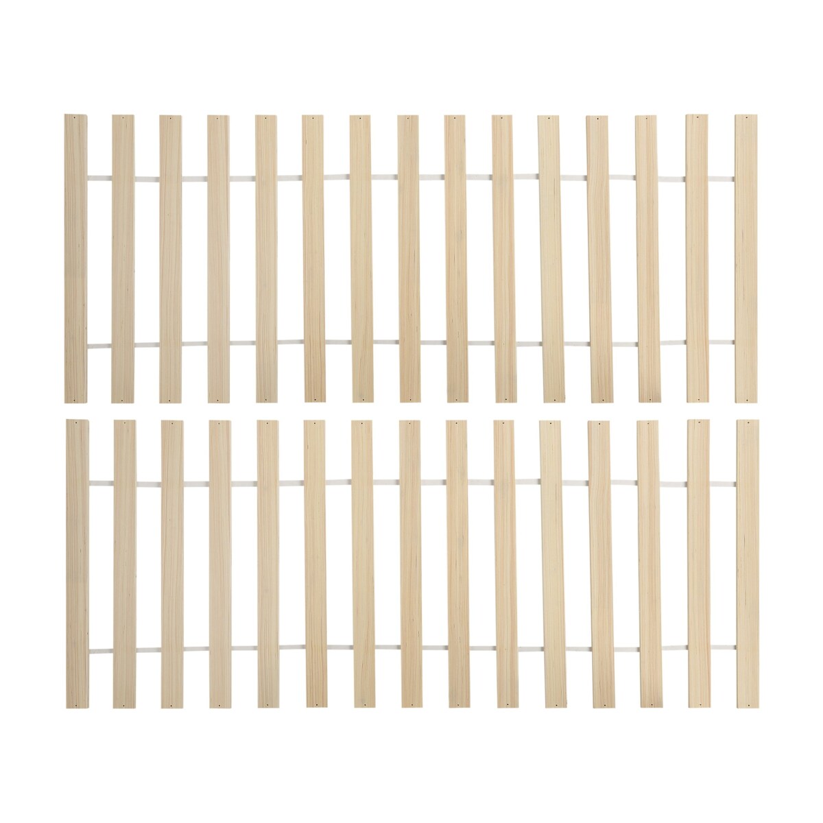 Łóżko OLENDON 140 x 200 cm Drewno Biały