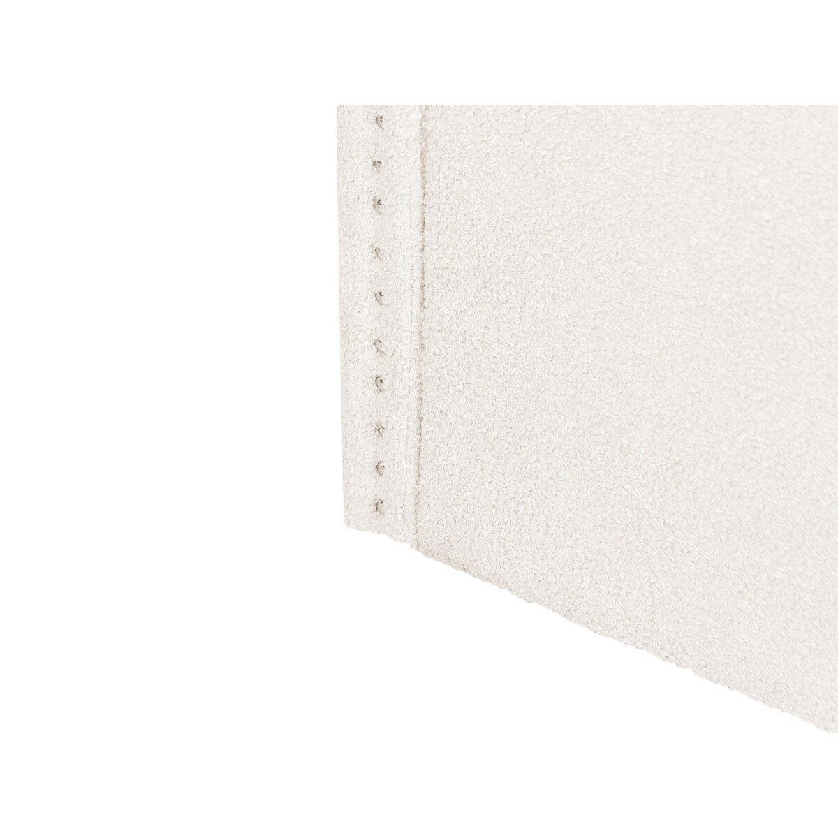 Łóżko TROYES 90 x 200 cm Boucle Jasnobeżowy